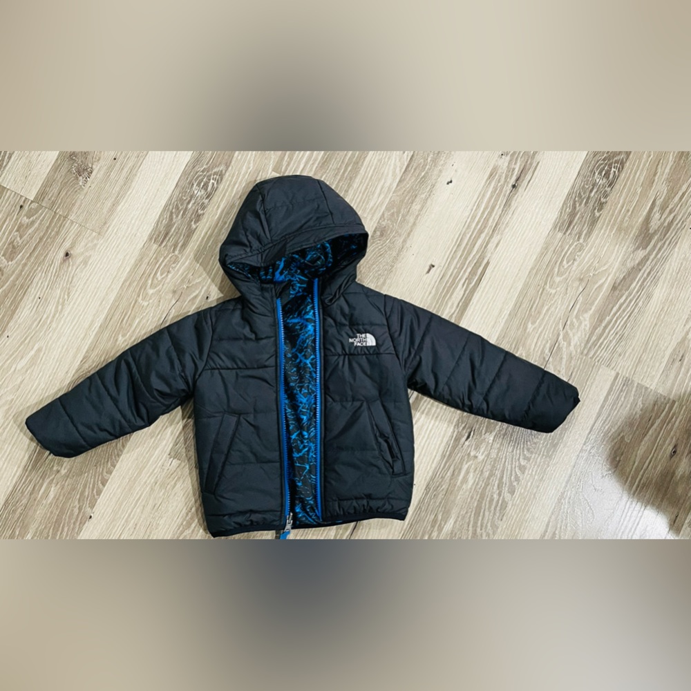 Kids reversible puffer winter jacket